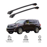 INFINITI QX56 2011-2013 TRX1 Thunder Carrier Barres transversales pour galerie de toit de voiture, 2 barres
